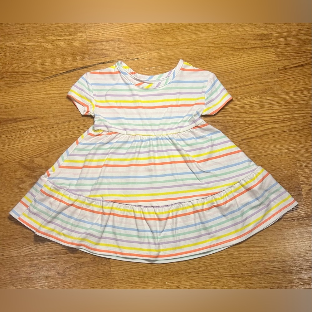 Epic Threads pastel striped dress, Size 2T, EUC